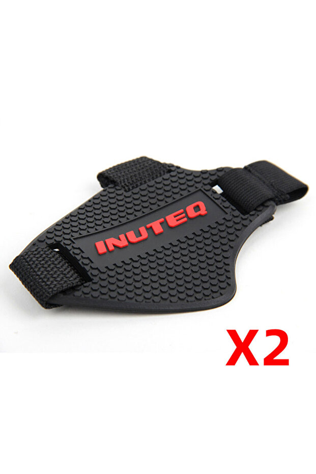 Red 2pcs 1/2pcs Motorcycle Shift Pad Boot Protective Cover Adjustable Shifter Shield Anti Slip Pad