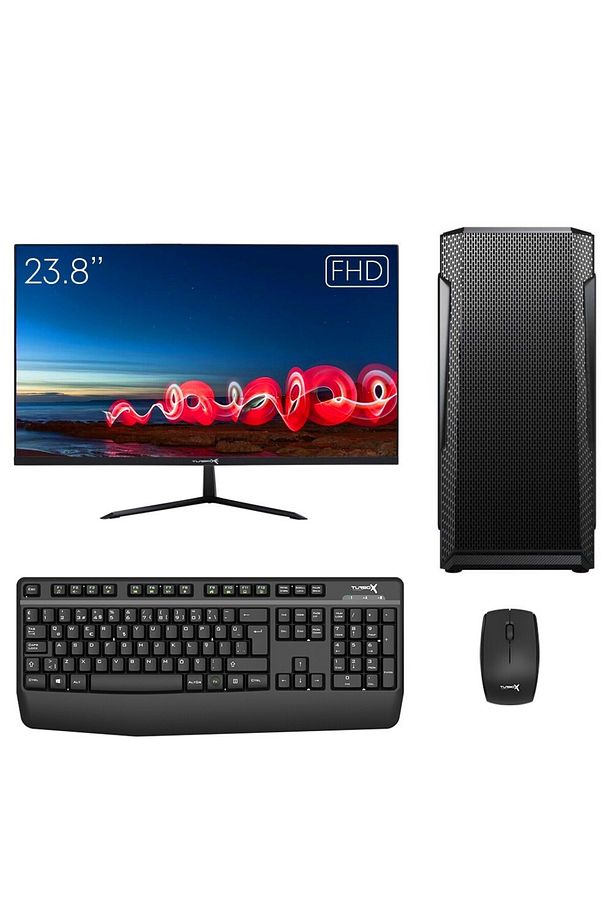 Tx6315 i5 12400F 16GB DDR4 Ram 256GB SSD 4GB GT740 23.8 inç FHD Monitör Ofis Hazır Sistem - 1