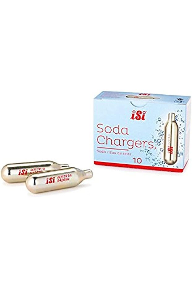 iSi Stainless Steel Soda Chargers(10), Pack Of 1