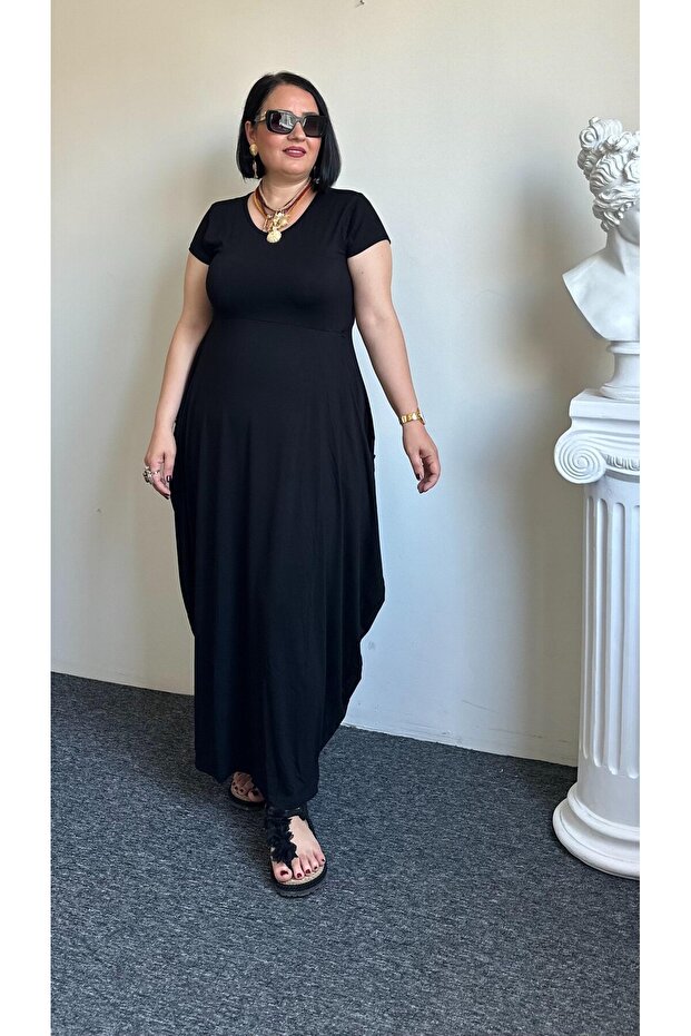 Cepli Basic Elbise - 1