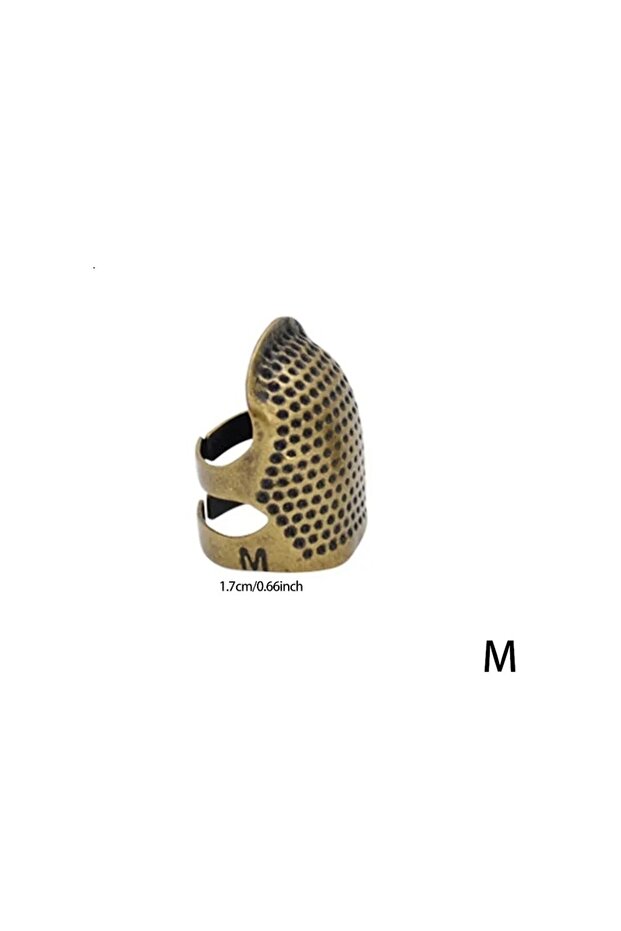 1 pcs M 1/2/5Pcs Retro Finger Protector Antique Thimble Ring Handworking Needle Needles Craft Househ