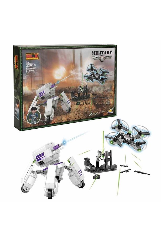 Oyuncak War Drone ve Robot 22610 344 Parça 00004403 - 1