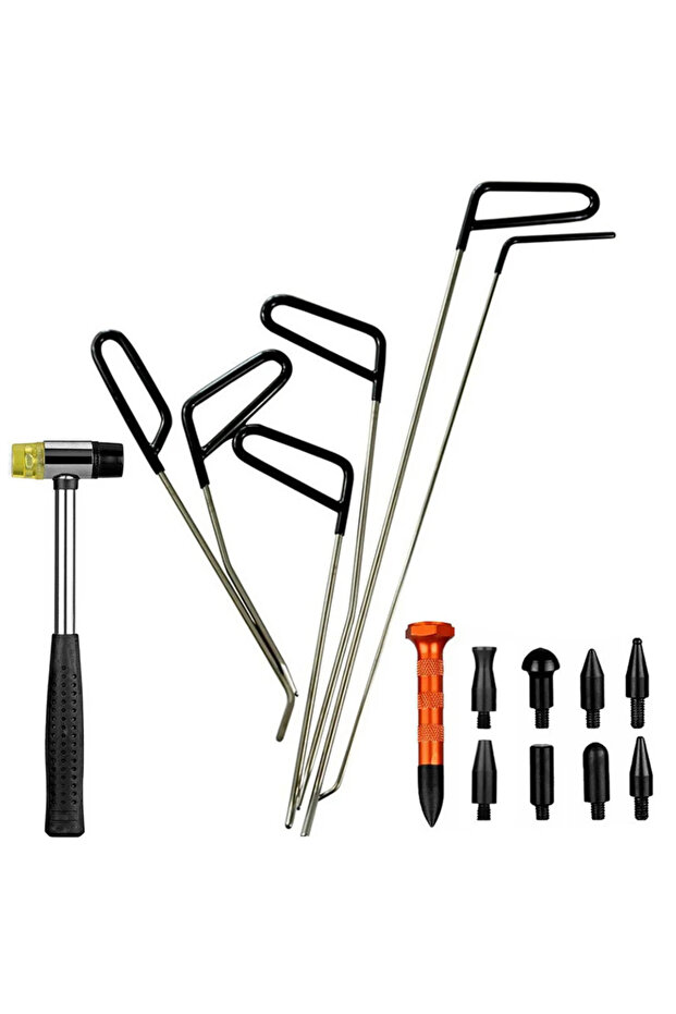 Style 2 (17 pcs) Car Body Dent Repair Hook Robs Removal Tools Door Dings Removal Crowbar Kit for Hai