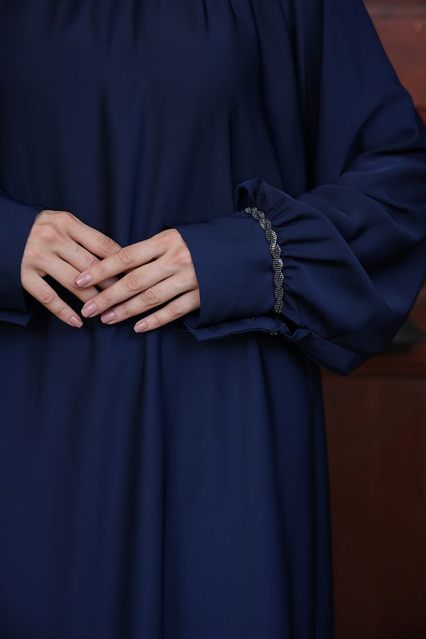 Vuslat Abaya Elbise - 5