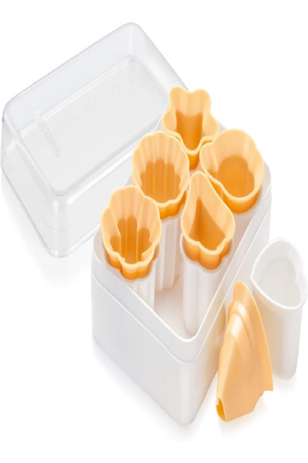 Delícia Traditional Shortbread Cutters, 6 Pcs, Assorted Shapes, 22 x 14 x 4.6 cm