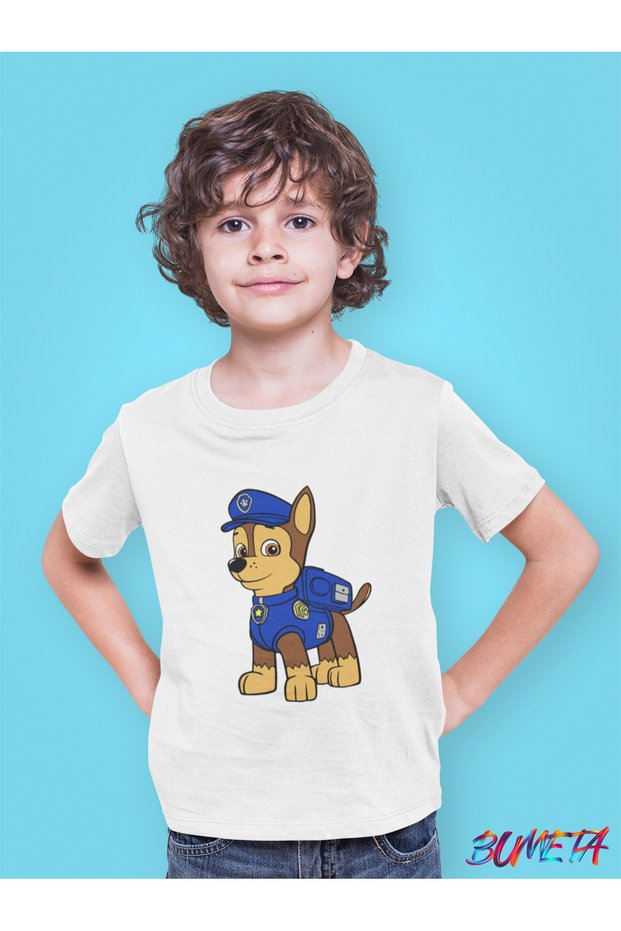 Brave Paw Chase Paw Patrol Kids T-Shirt T-Shirt