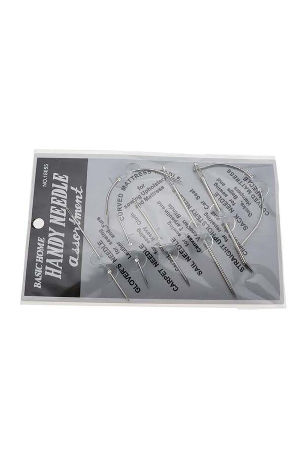 Hand sewing needles, large sizes, assorted, 3 packs