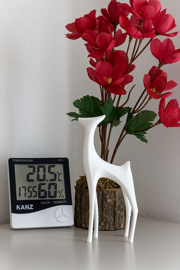 Minimalist 3D Baskı Geyik Figürü - 1