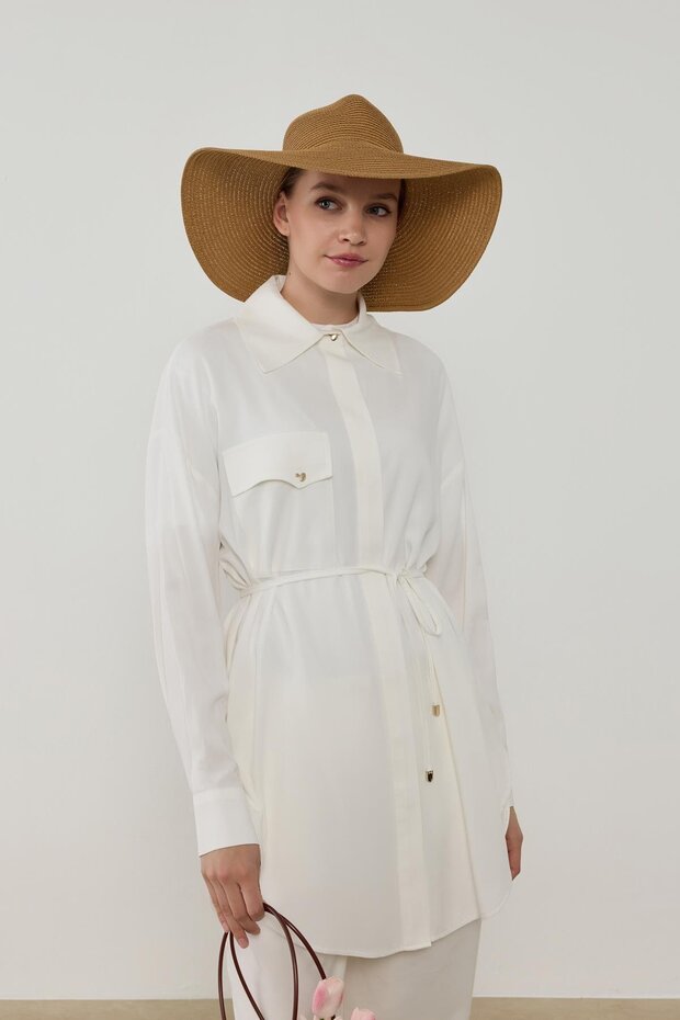 NEW TERA GÖMLEK BEYAZ - 2