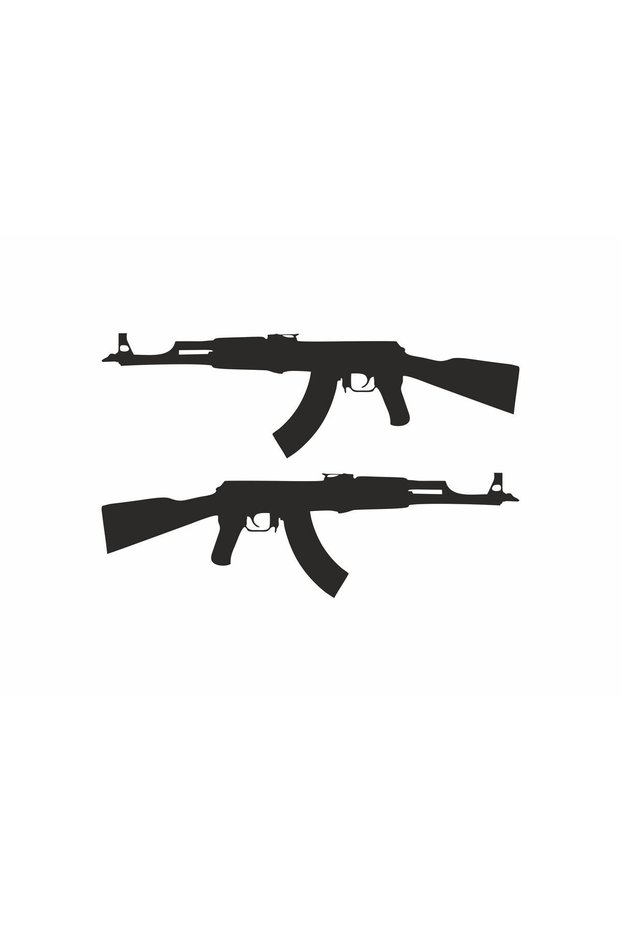 Keleş Ak47 Vehicle, Car, Auto, Motorcycle, Laptop, Glass Sticker 20X6 cm 2 Pieces