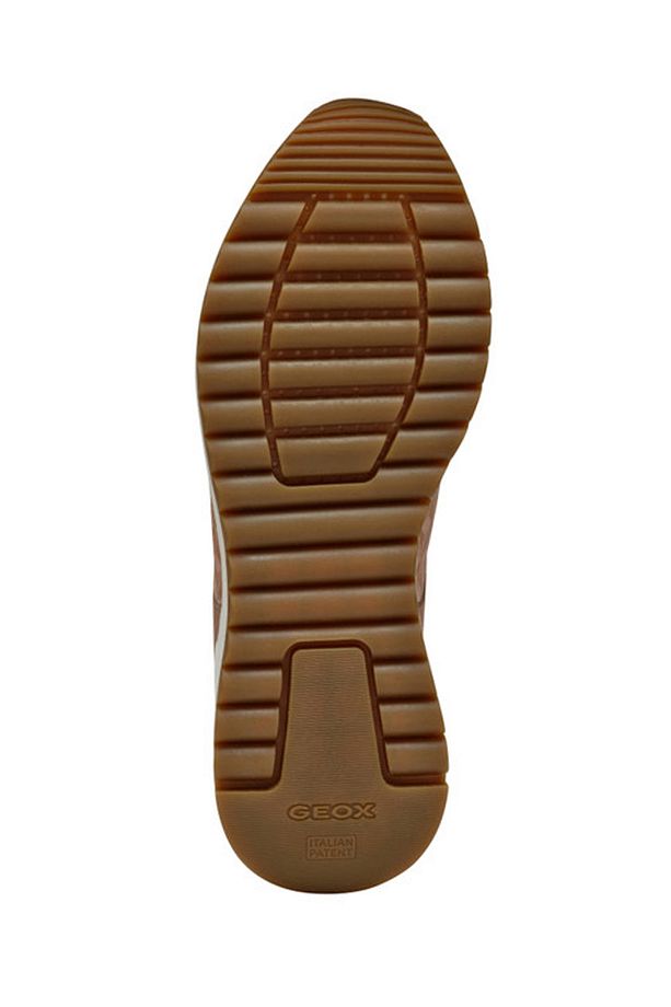 Kadın Bej Bağcıklı Kalın Tabanlı Desenli Deri Sneaker D5500A00422C8156 - 6