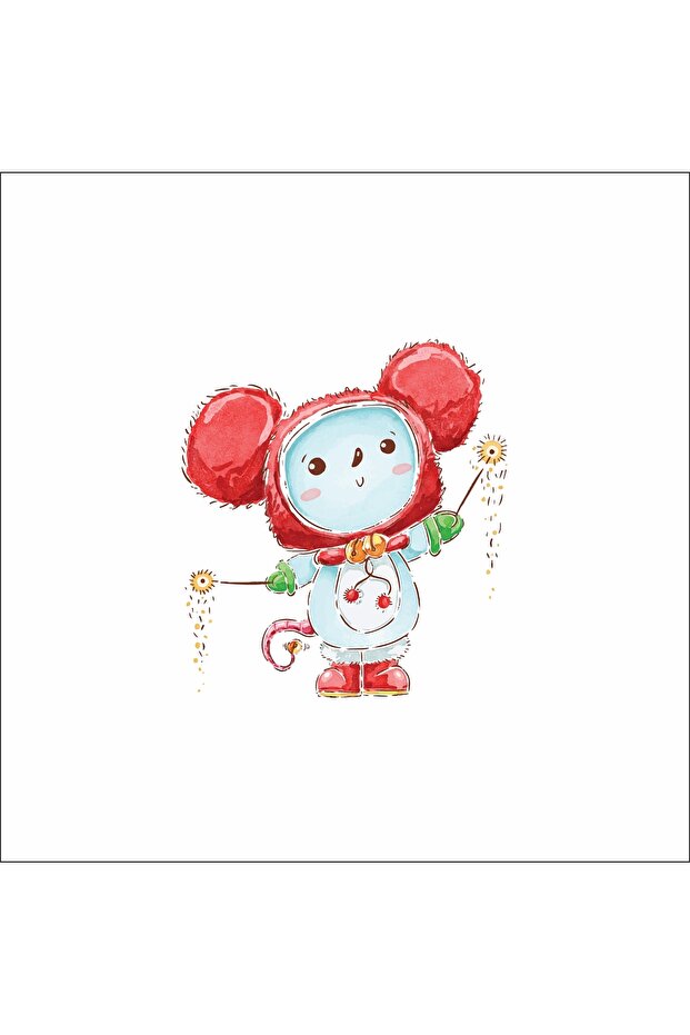 Cute Mouse Sticker - 1