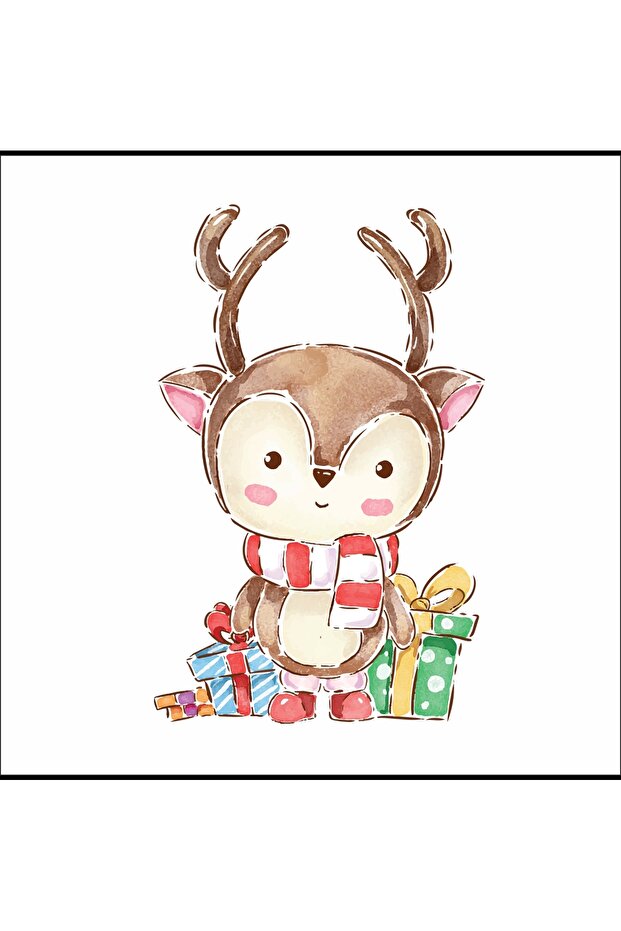 ملصق هدية غزال - 1