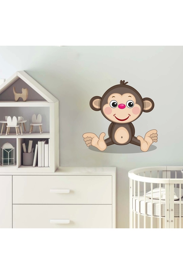 Cute Monkey Sticker - 2