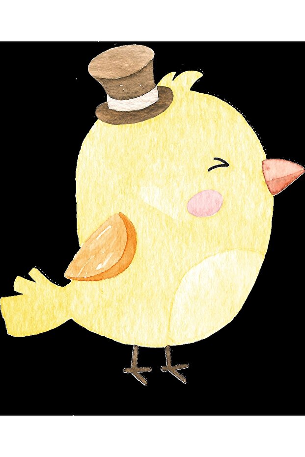 Hat Bird Wall Sticker - 1