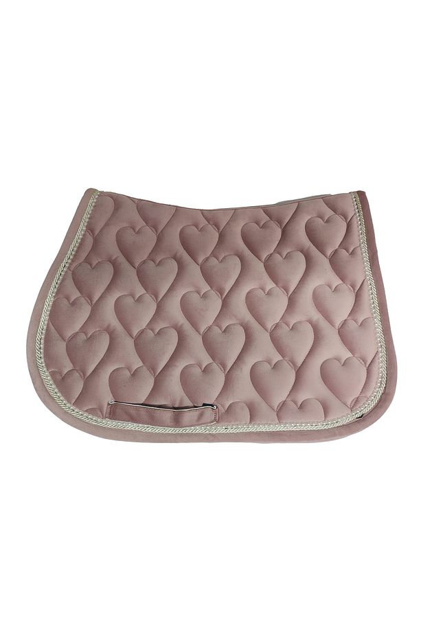 Eyer Altı ve Peluş Set, Pembe İpek Kadife Eyer Altı Peluş Set, Pony, Cop, Full - 3