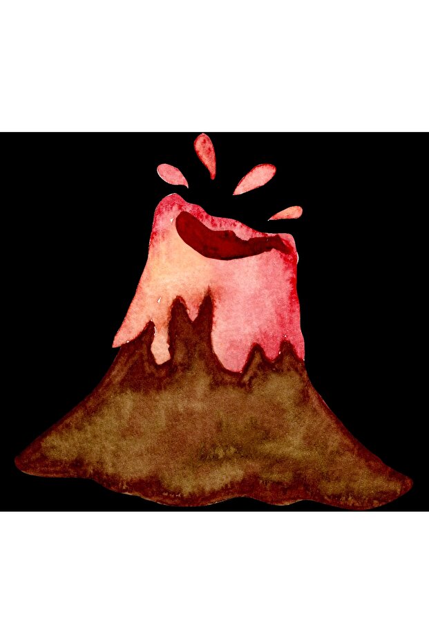 ملصق حائط البركان - 1