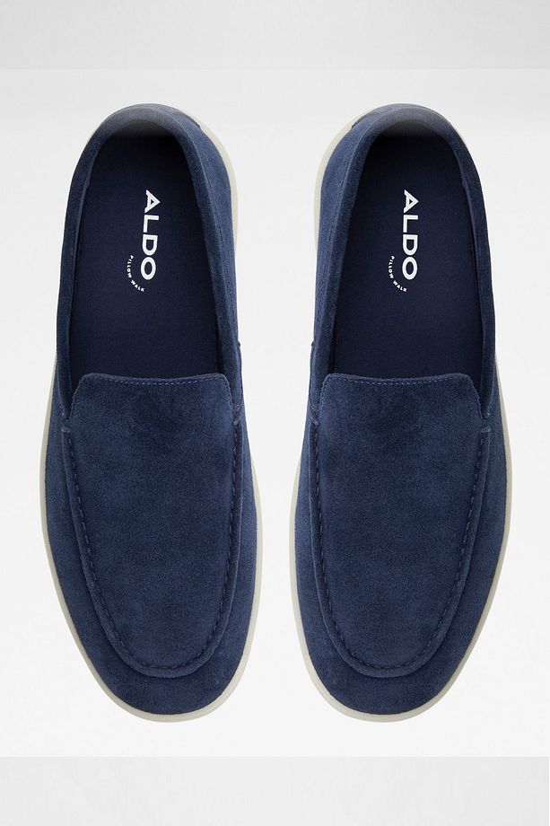 Eton - Erkek Hakiki Deri Lacivert Slip-On Ayakkabı - 7