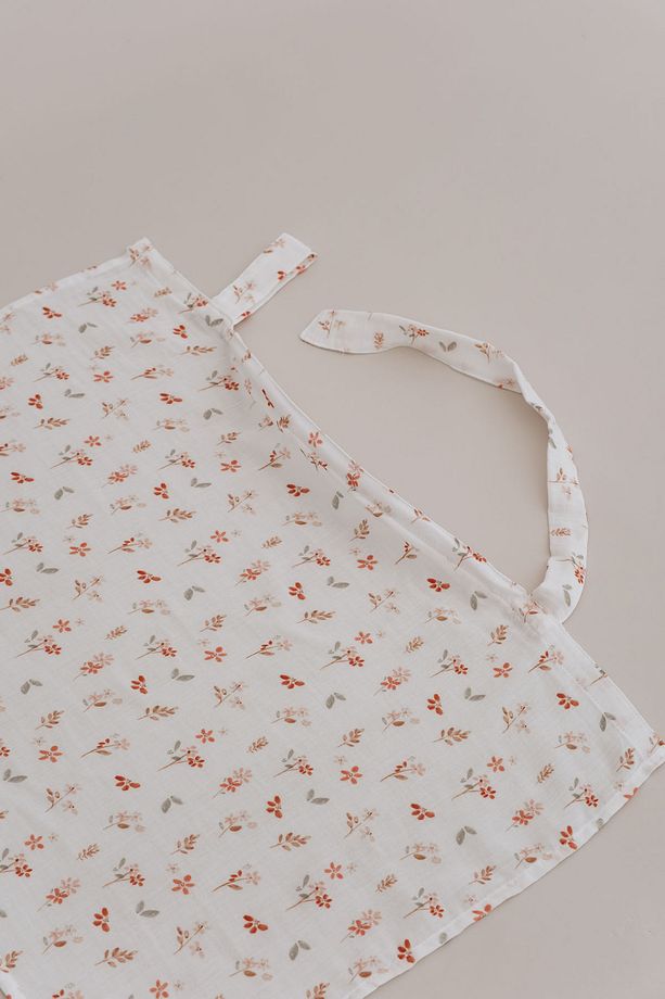 Müslin Emzirme Örtüsü - Pureline Series - Soft Bloom - 7