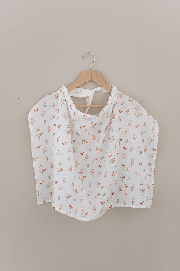 Müslin Emzirme Örtüsü - Pureline Series - Soft Bloom - 3