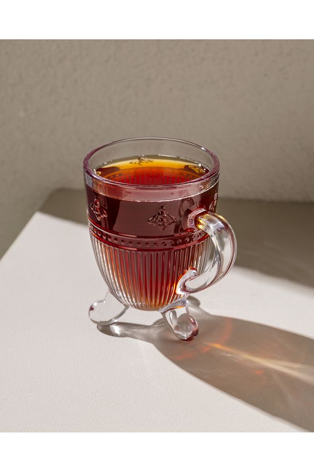 Abeille 4'lü Çay Fincanı - Şeffaf - 170 ml - 2