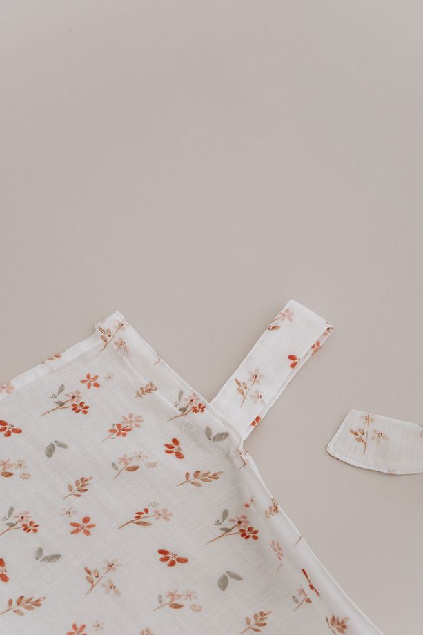 Müslin Emzirme Örtüsü - Pureline Series - Soft Bloom - 6
