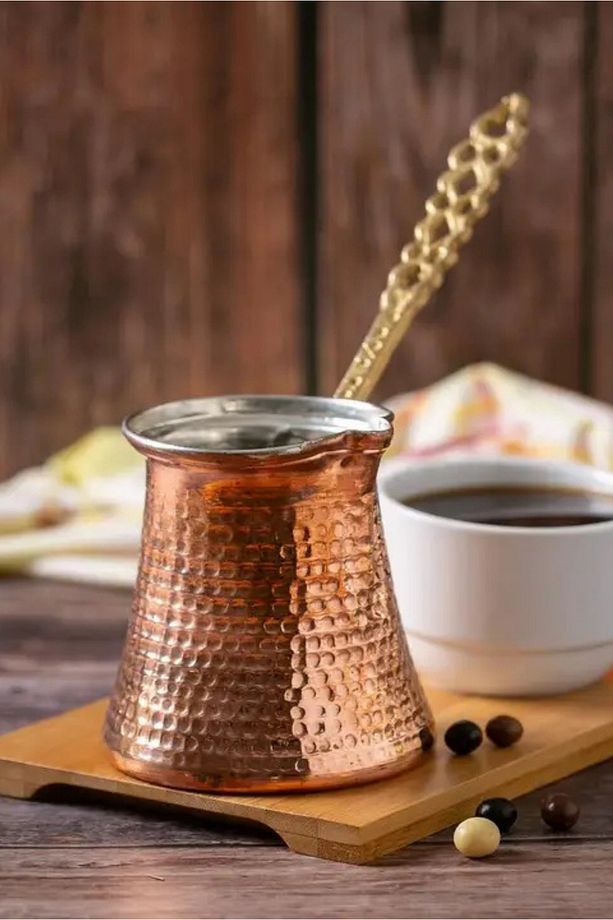 Klasik Bakır Cezve 6 No - 1