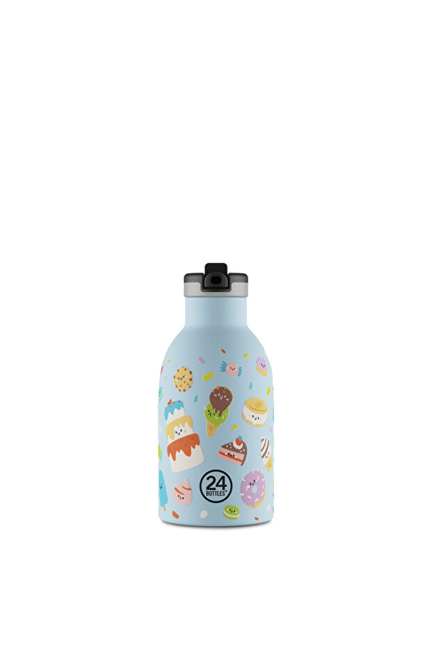 Clima Bottle Sweet Friends Stainless Steel Thermos with Straw 330 ml