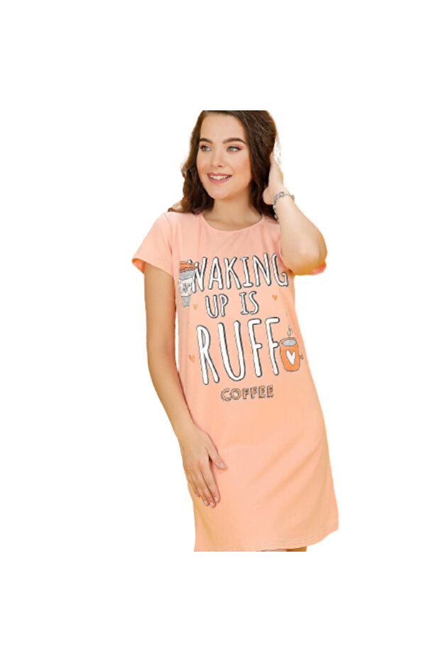 فستان نوم قطن - 1