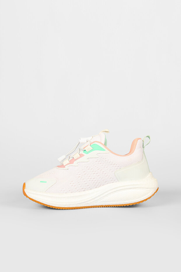 Knit Basic Kız Çocuk Beyaz Sneaker - 2