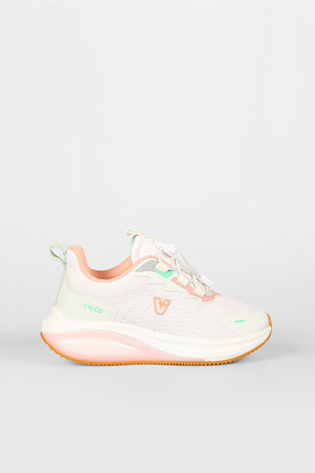 Knit Basic Kız Çocuk Beyaz Sneaker - 1