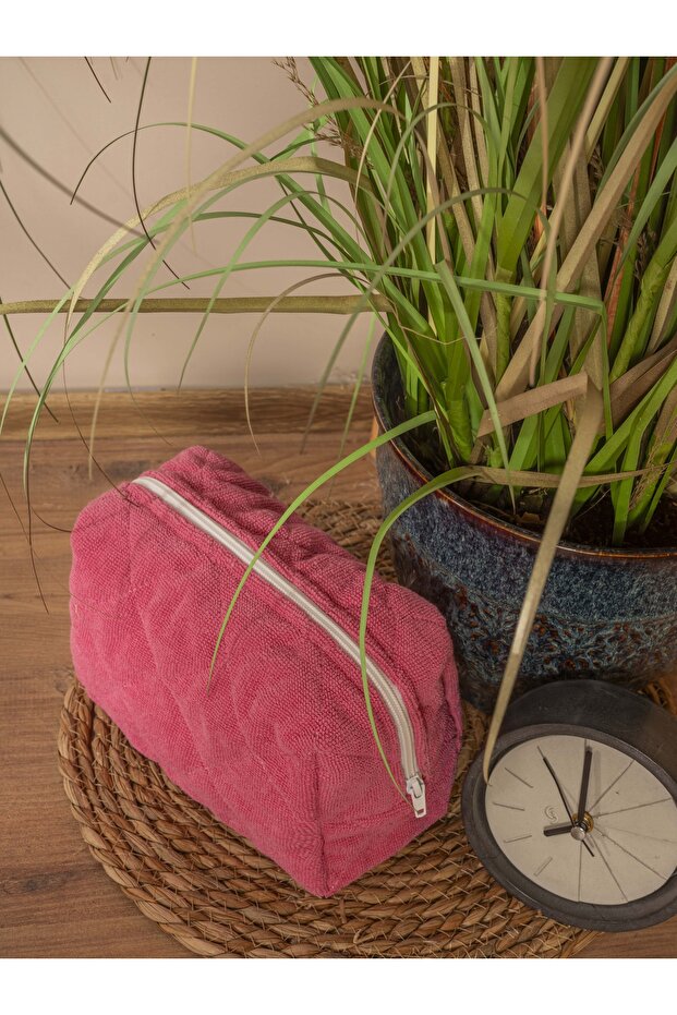 Multi-Purpose Cotton Makeup Bag - 7