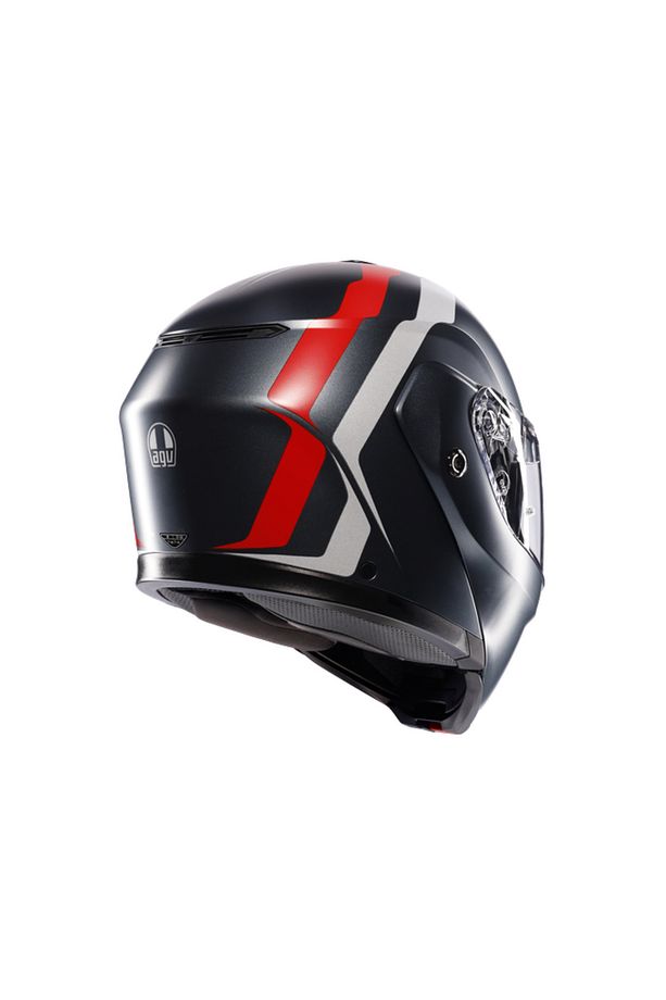 KASK/STREETMODULAR RESI MATT GREY SILVER RED - 5