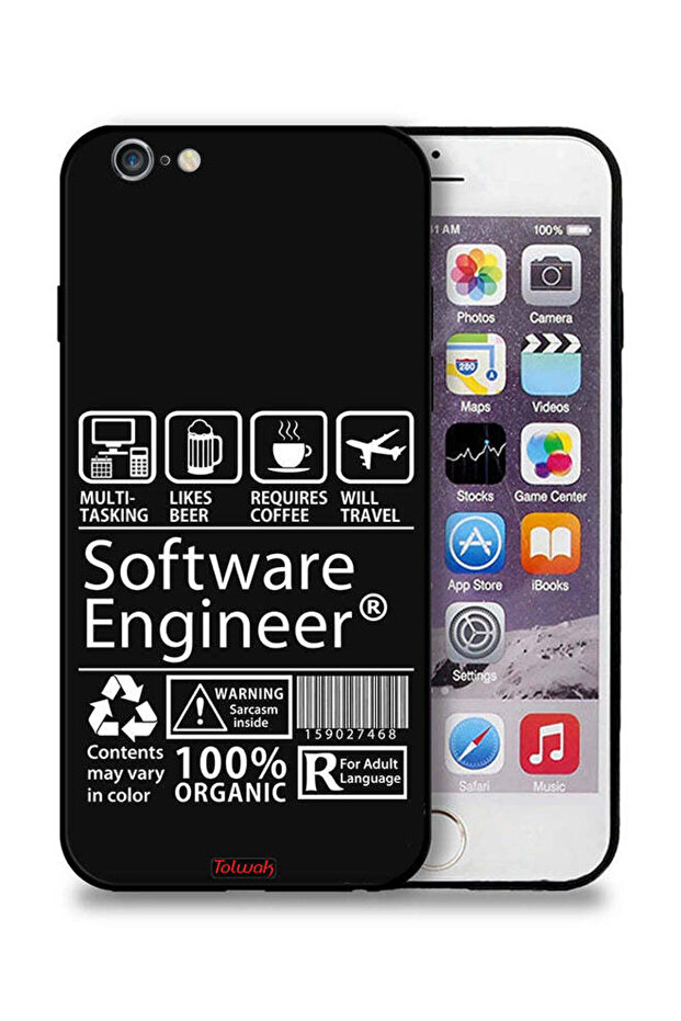 Apple iPhone 6 Plus/6s Plus Protective Case Software Engineer Sticker - 1