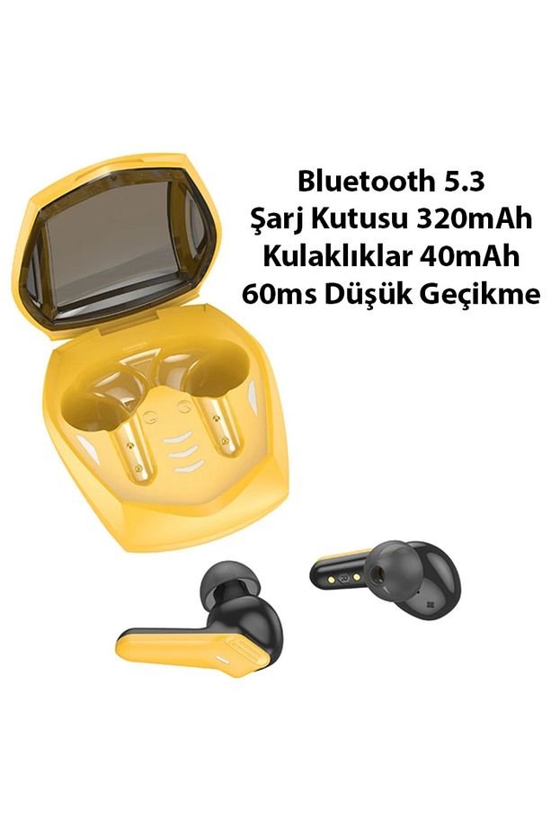 Hoco EW28 Bluetooth 5.3 Magic True Wireless Gaming TWS Bluetooth Kulaklık-(1903) - BFOUR9813-1761 - 4