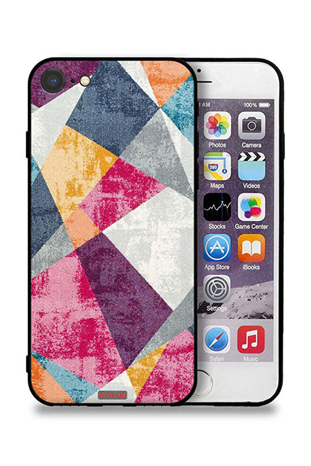 غطاء حماية لجهاز Apple iPhone 8 بنمط طلاء - 1