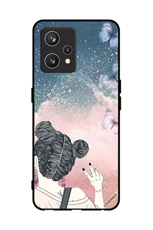 غطاء حماية لهاتف Realme 9 Pro Plus بتصميم علامة النصر