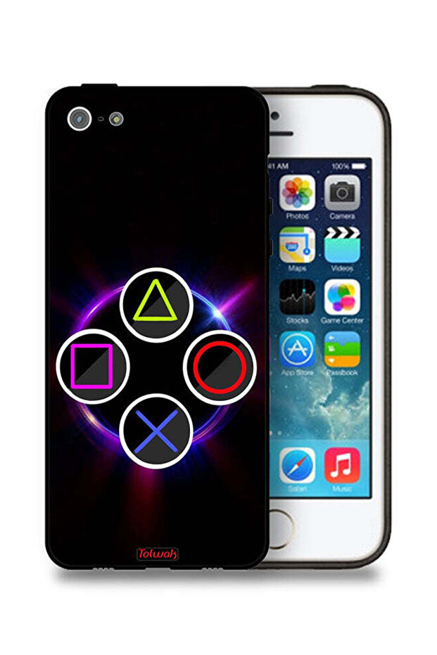 جراب حماية لجهاز Apple iPhone 5/5s/SE بتصميم لعبة الحبار