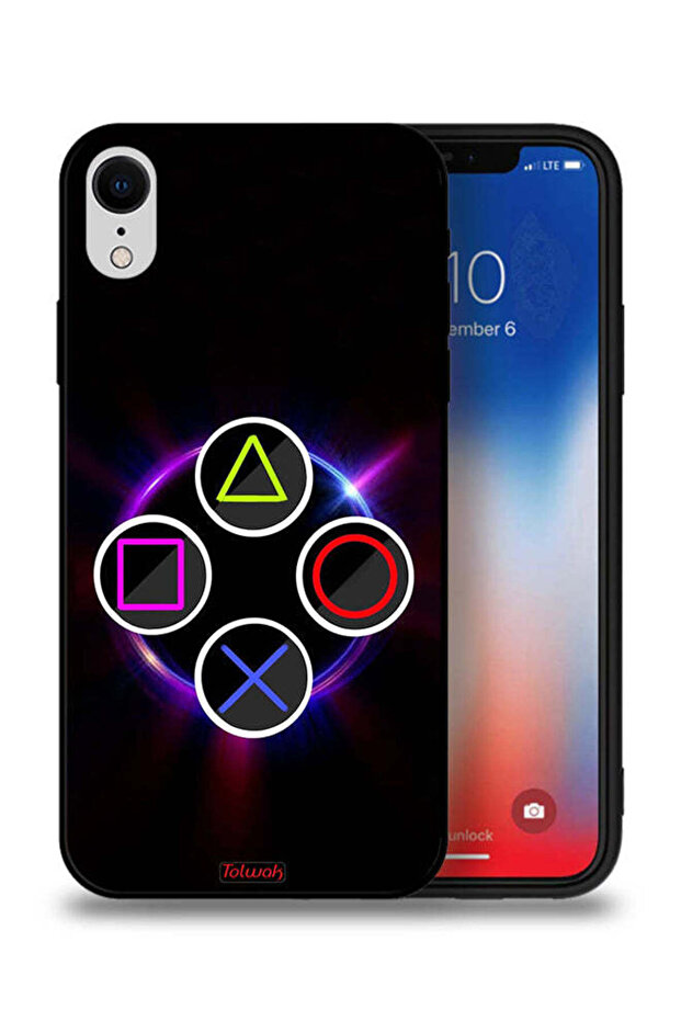جراب حماية لجهاز Apple iPhone XR بتصميم لعبة الحبار