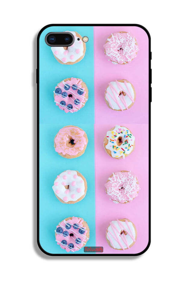 غطاء حماية لجهاز Apple iPhone 8 Plus بتصميم هيذر دوناتس - 2