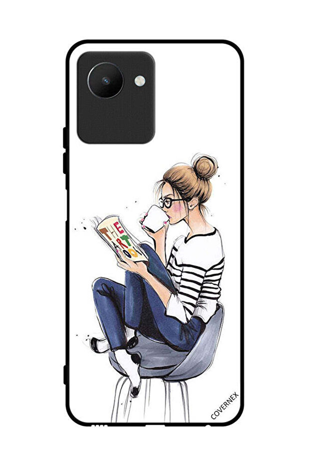 غطاء حماية لهاتف Realme C30s - قراءة كتاب الفن