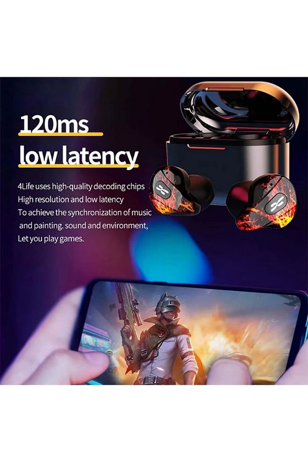 PLEXTONE 4Life TWS Gaming Kablosuz Bluetooth Kulaklık 120ms Su Gecirmez-(5775) - mle3989-3713 - 4