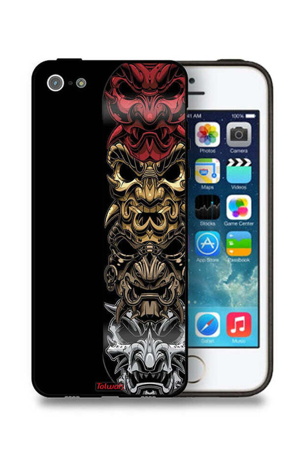 غطاء حماية لهاتف Apple iPhone 5/5s/SE برسومات فنية