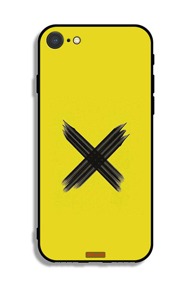 جراب حماية لجهاز Apple iPhone 7 بنمط X - 2