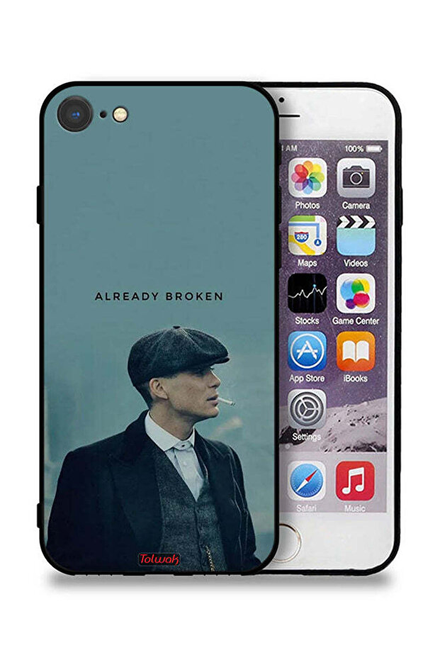 غطاء حماية لجهاز Apple iPhone 7 مكسور بالفعل
