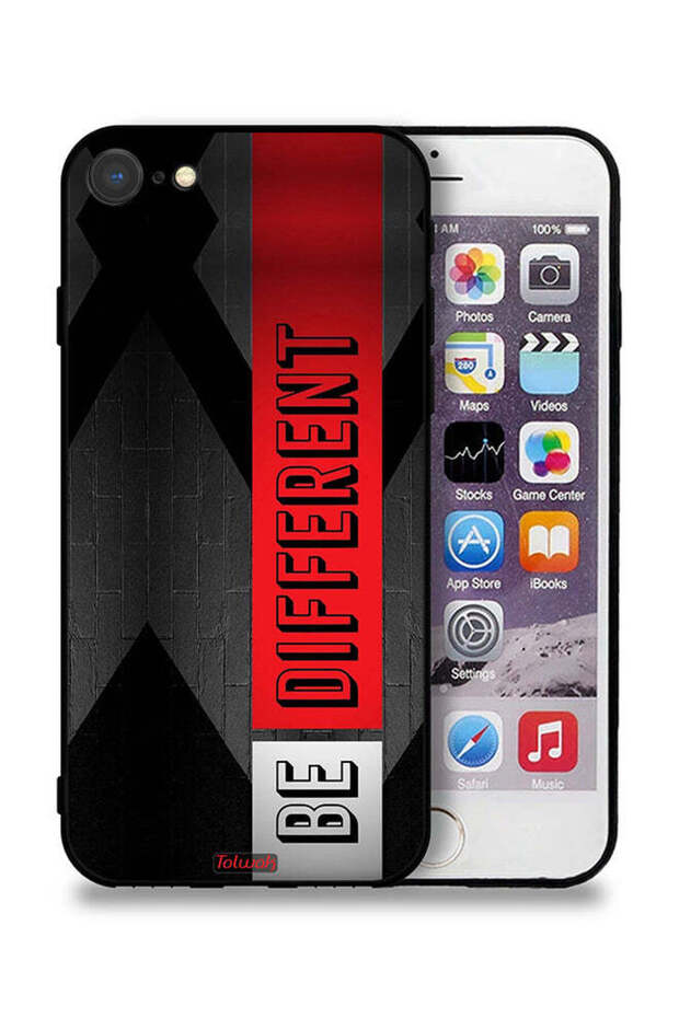 غطاء حماية لجهاز Apple iPhone 7 - كن مختلفًا - 1
