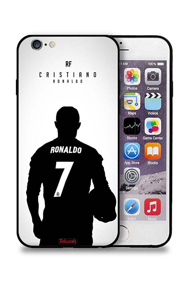 جراب حماية لهاتف Apple iPhone 6 Plus/6s Plus بقناع كريستيانو رونالدو