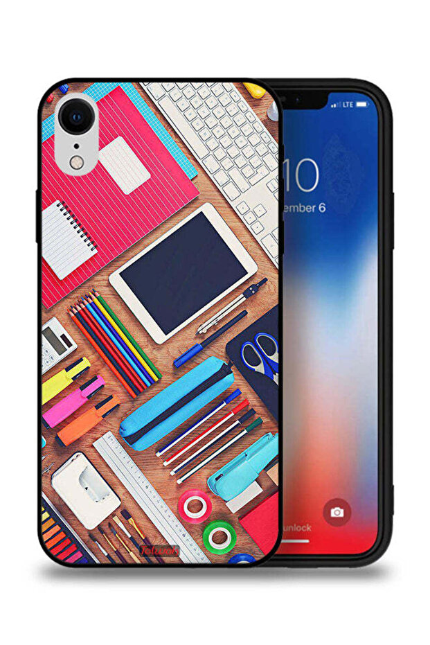 جراب حماية لجهاز iPhone XR من Apple بتصميم مكتب الهوايات للفتيات
