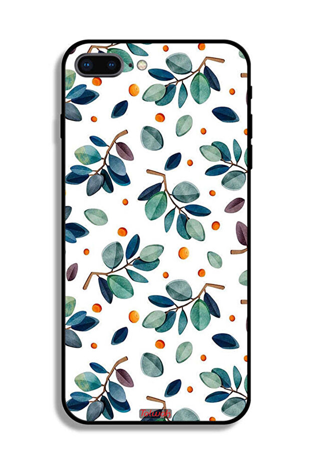 غطاء حماية لهاتف Apple iPhone 7 Plus بأوراق الشجر - 2