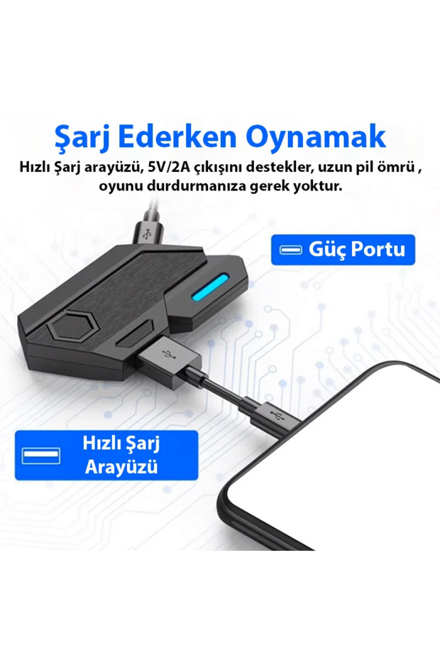 Mix Elite Plus - Gamepad Mobile Game Keyboard Mouse D for Pubg Controller - Teknocep1354-113 - 4